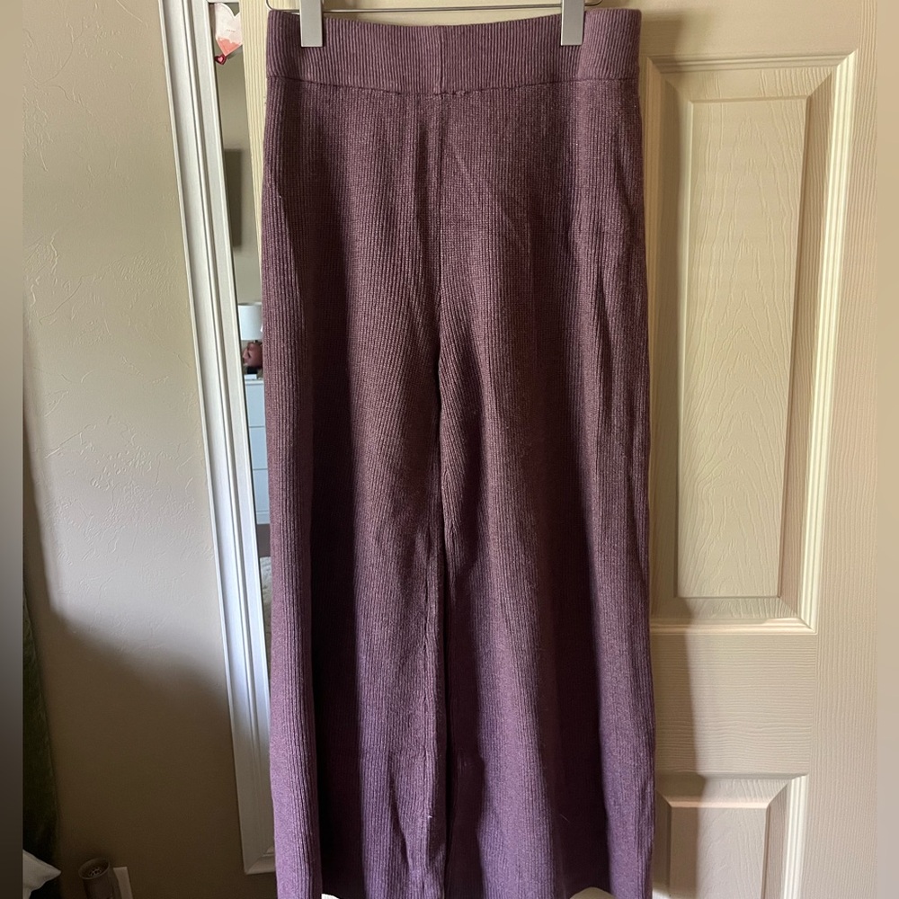 long pants with sweater material! so comfy! size small